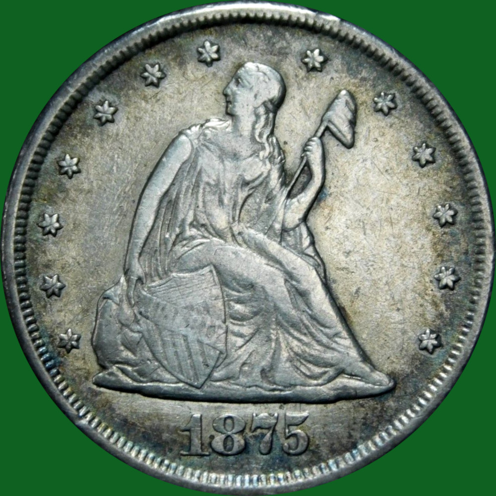 1875-CC-20c-Twenty-Cent-Silver-Double-Dime